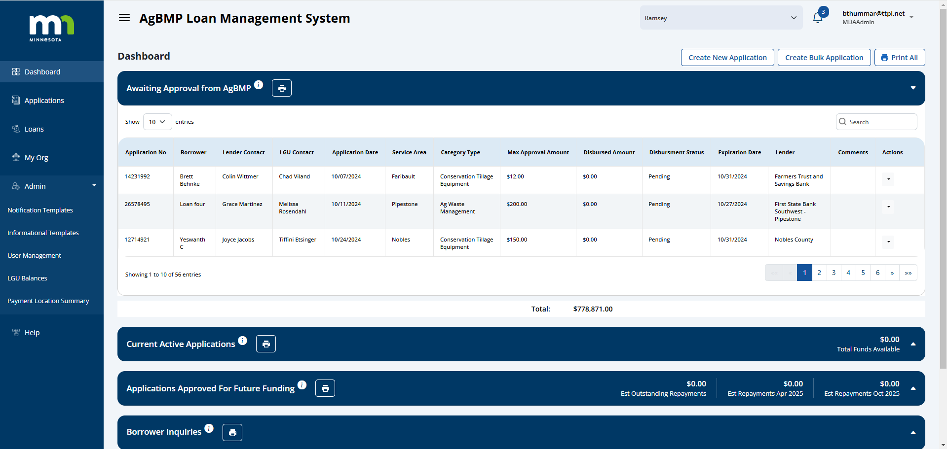 AgBmp Loan Portal